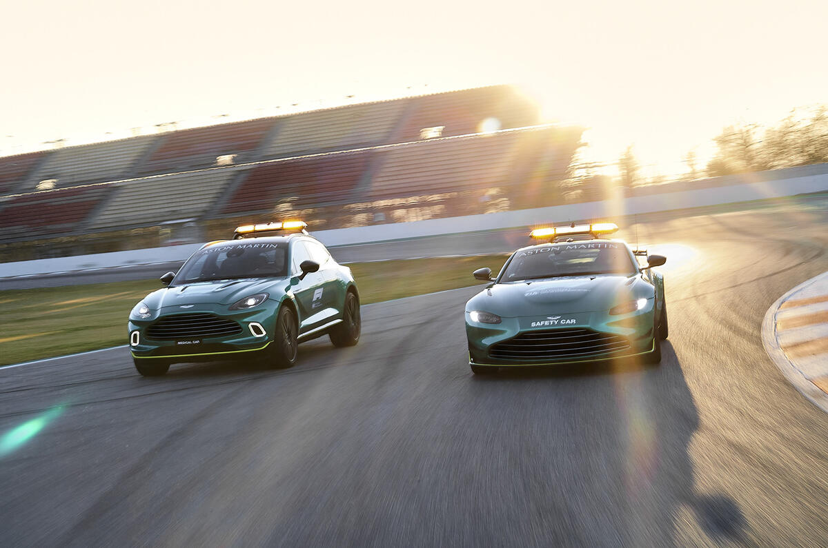 Aston Martin continues to lead the way with Official Safety Car of Formula 1® 02