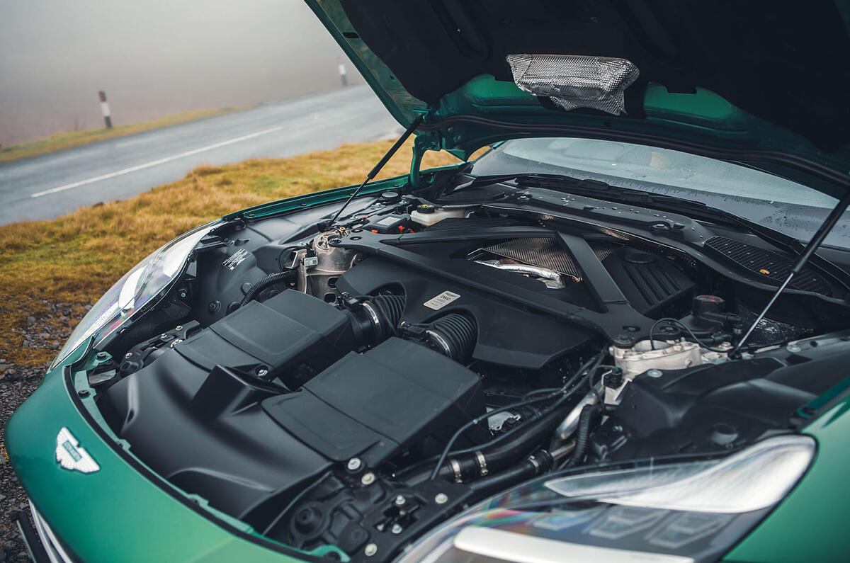 Aston Martin DB12 engine