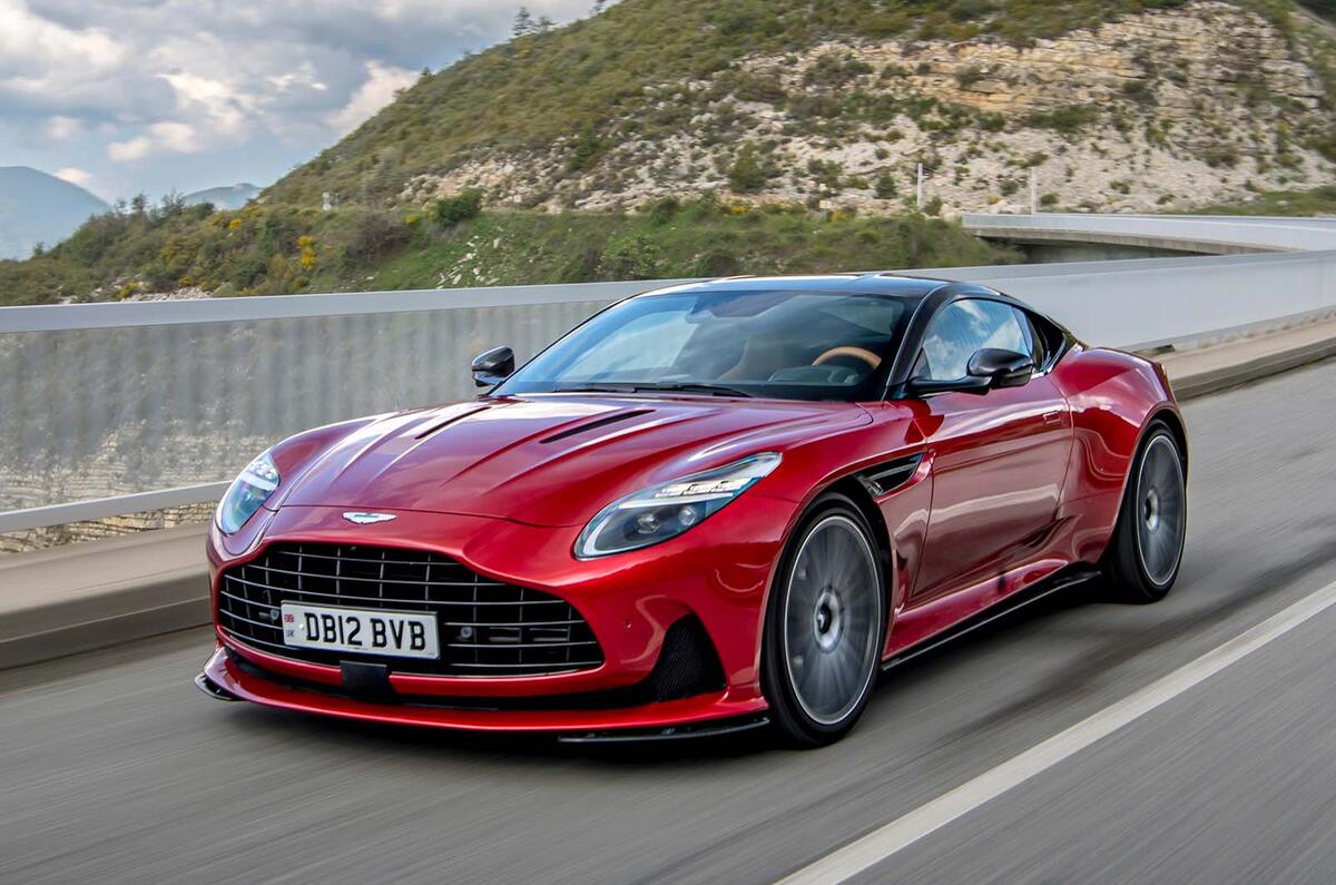 Aston Martin DB12 front three quarter