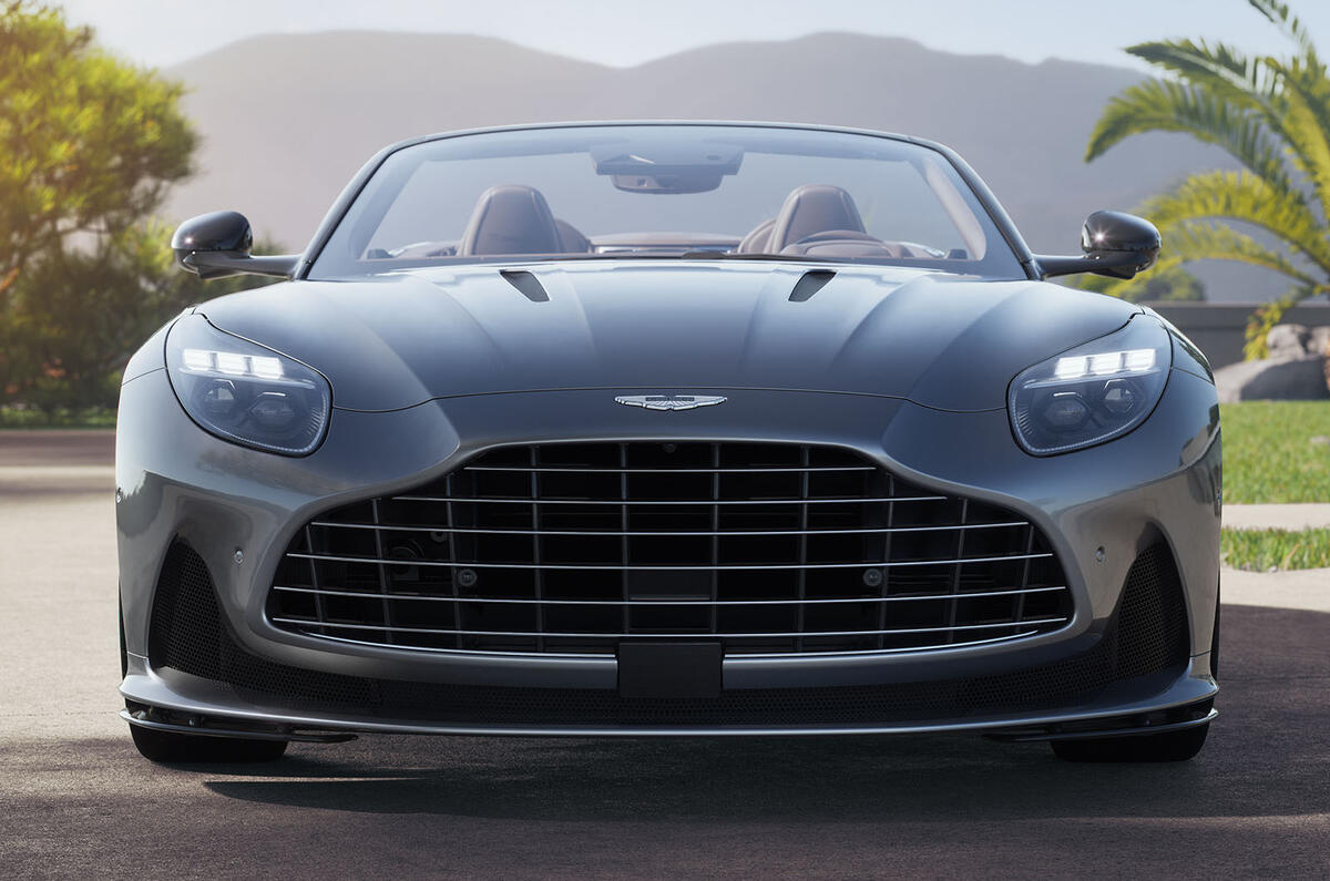 Aston Martin DB12 Volante front Aston Martin DB12 Volante front