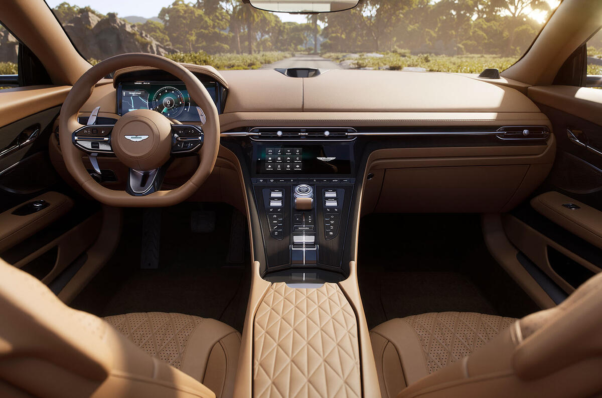 Aston Martin DB12 Volante interior Aston Martin DB12 Volante interior