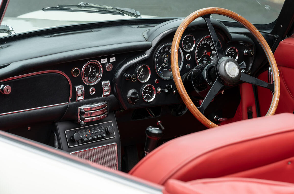 Aston Martin Works electric DB6 Volante - steering wheel