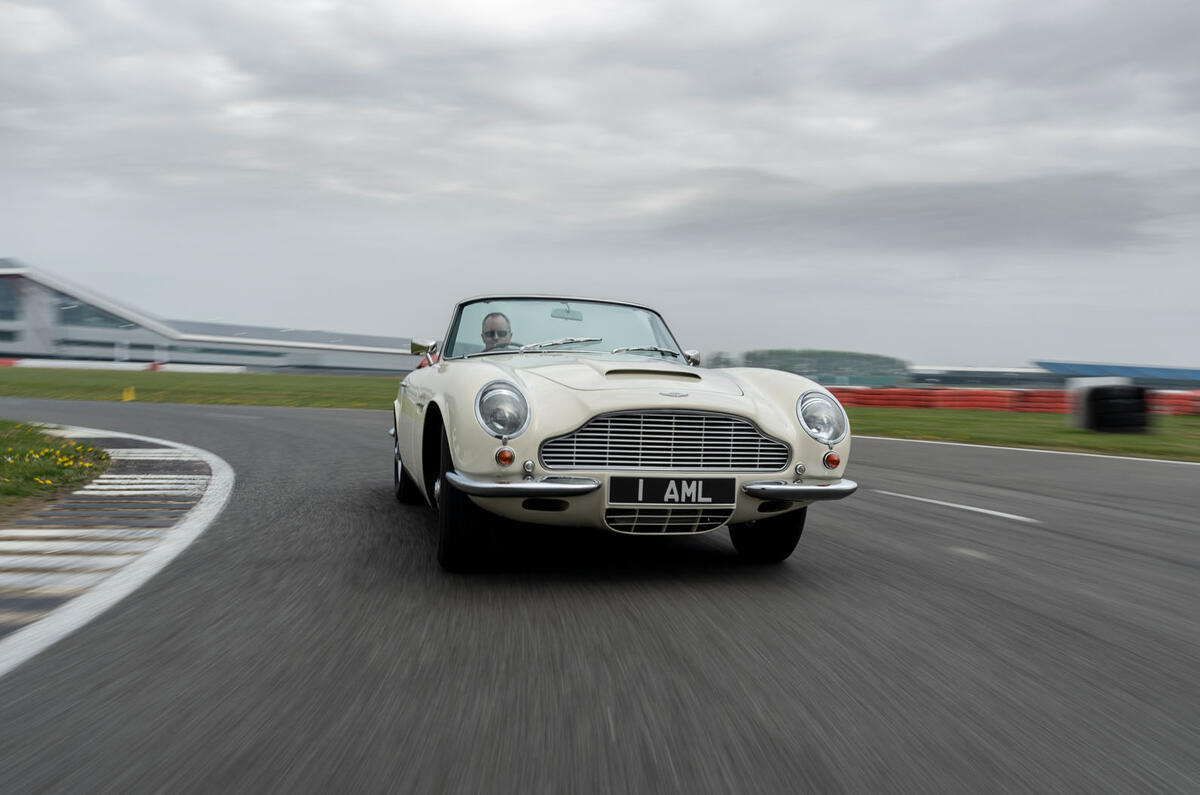 Aston Martin Works electric DB6 Volante - front