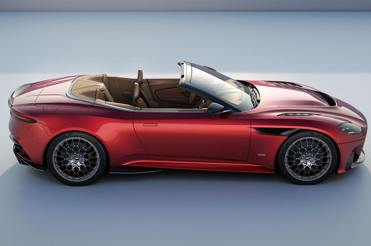 Aston Martin DBS 770 Ultimate Volante side Aston Martin DBS 770 Ultimate Volante side