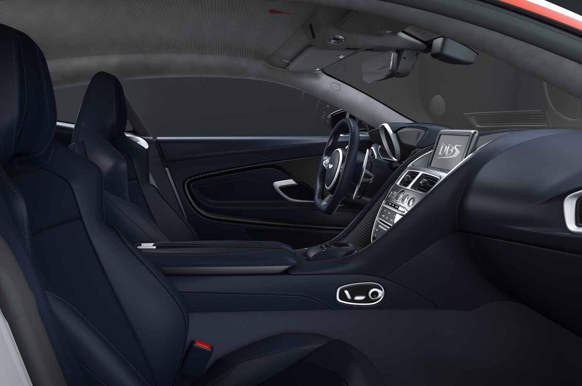 Aston Martin DBS Superleggera Concorde Edition cabin