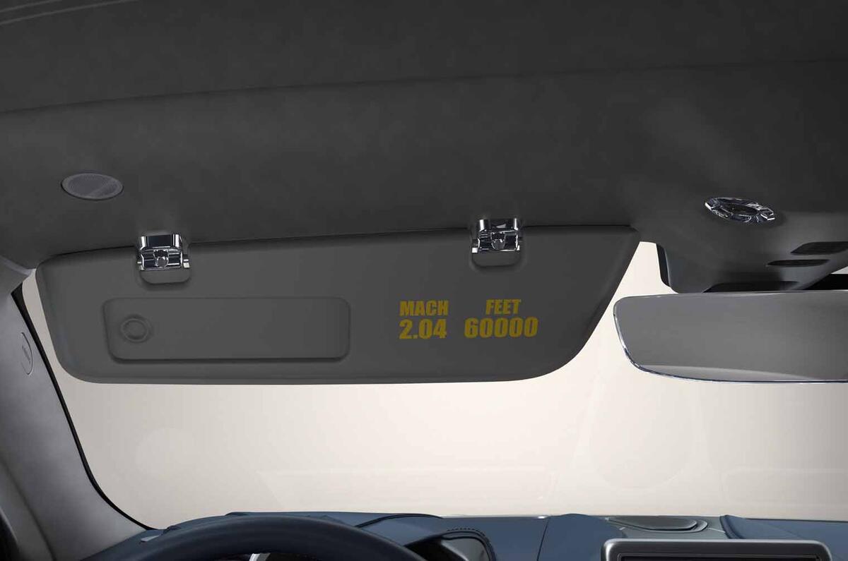 Aston Martin DBS Superleggera Concorde Edition visor