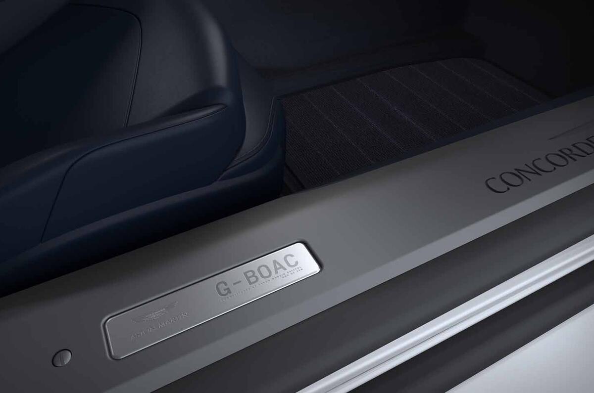 Aston Martin DBS Superleggera Concorde Edition sill