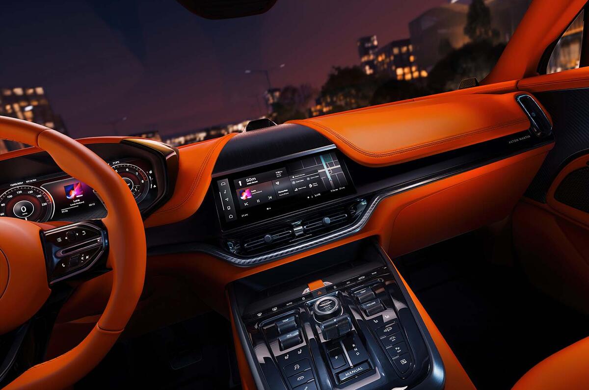 Aston Martin DBX 707 interior front Aston Martin DBX 707 interior front