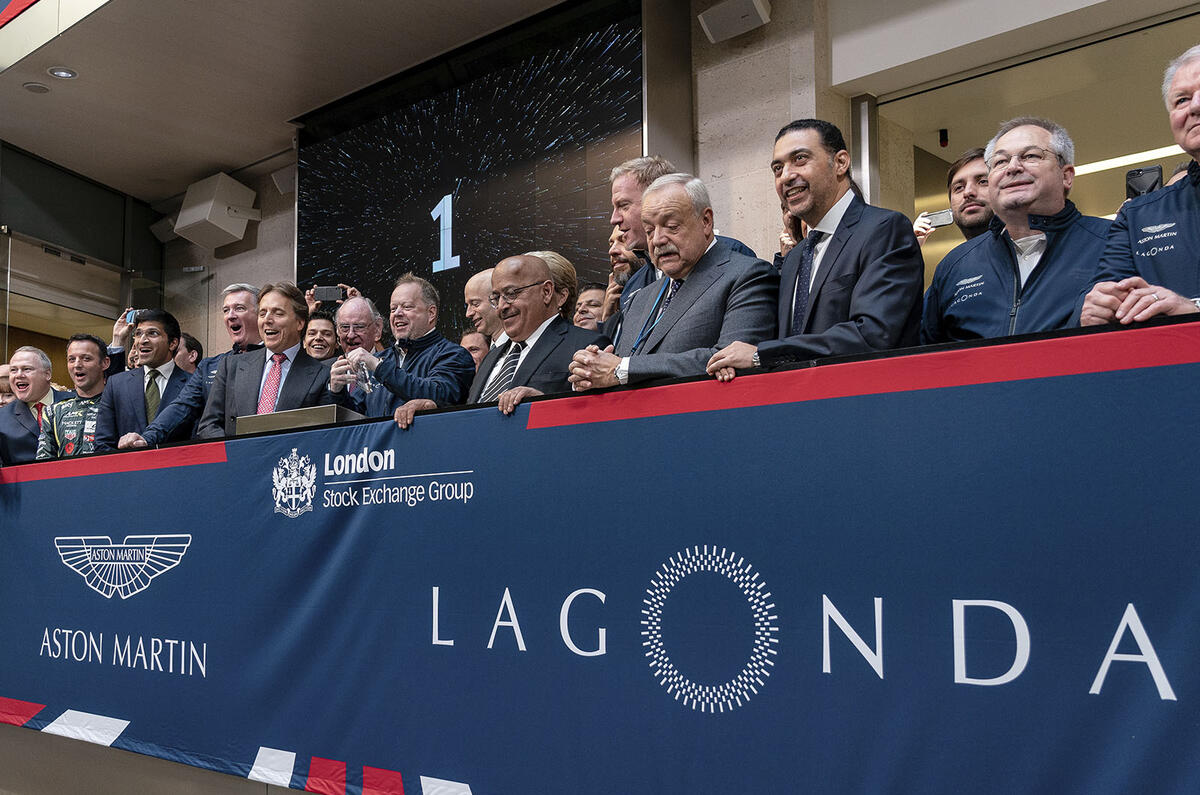 Aston Martin London Stock Exchange IPO - photo by Max Earey