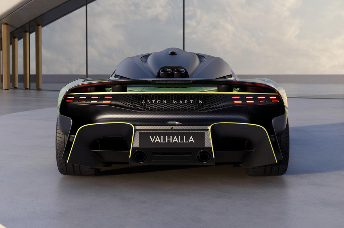 Aston Martin Valhalla   rear close up Aston Martin Valhalla   rear close up