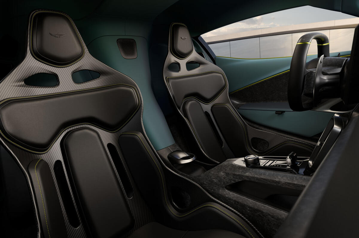 Aston Martin Valhalla   seat backs Aston Martin Valhalla   seat backs