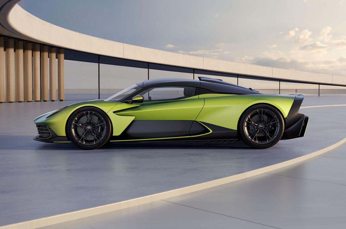 Aston Martin Valhalla   side profile Aston Martin Valhalla   side profile