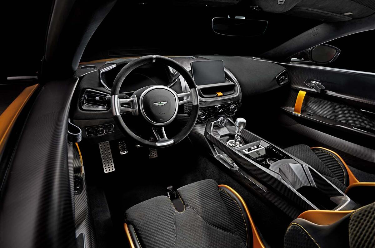 Aston Martin Valiant interior Aston Martin Valiant interior