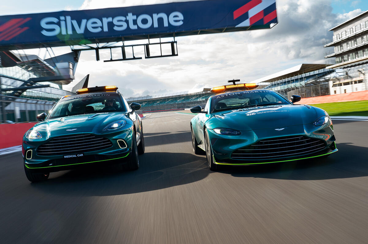 Aston Martin Vantage DBX Official Safety and Medical cars of Formula One 01 Aston Martin Vantage DBX Official Safety and Medical cars of Formula One 01