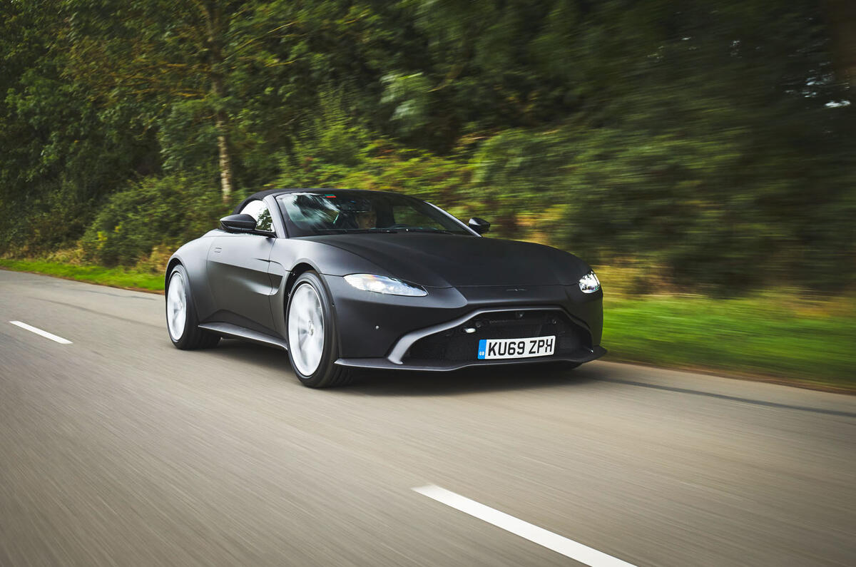 2020 Aston Martin Vantage Roadster prototype