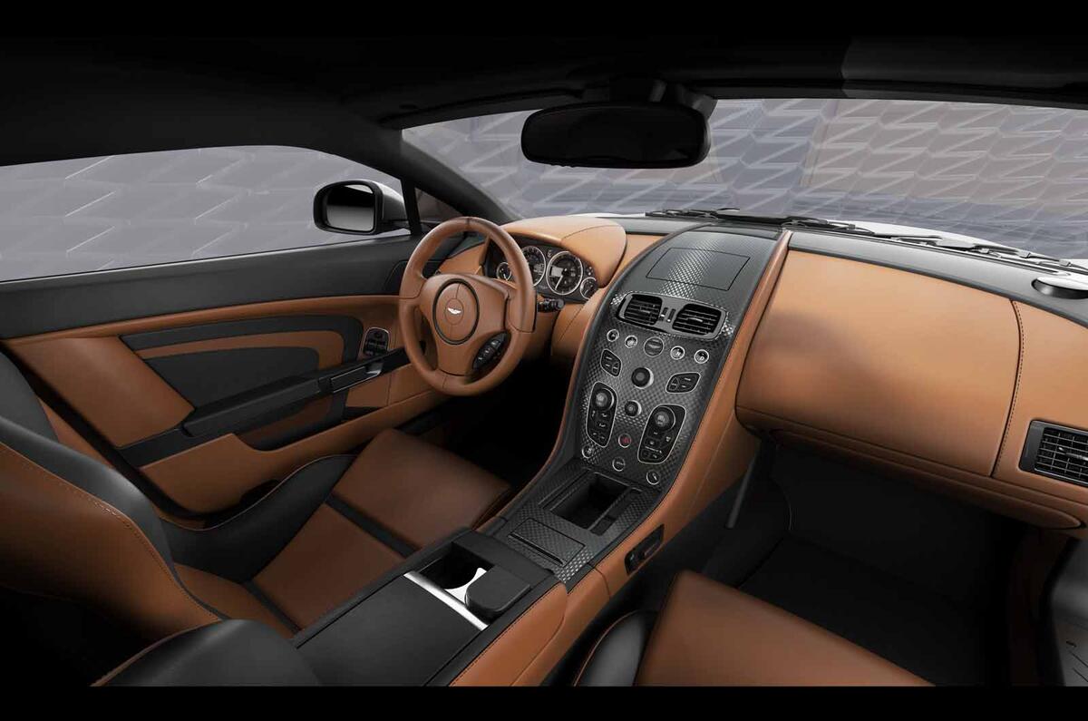Aston Martin Vantage V12 Zagato Heritage Twins interior