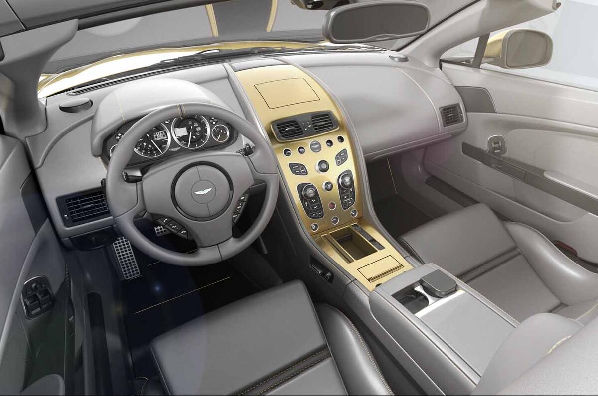 Aston Martin Vantage V12 Zagato Heritage Twins interior Speedster