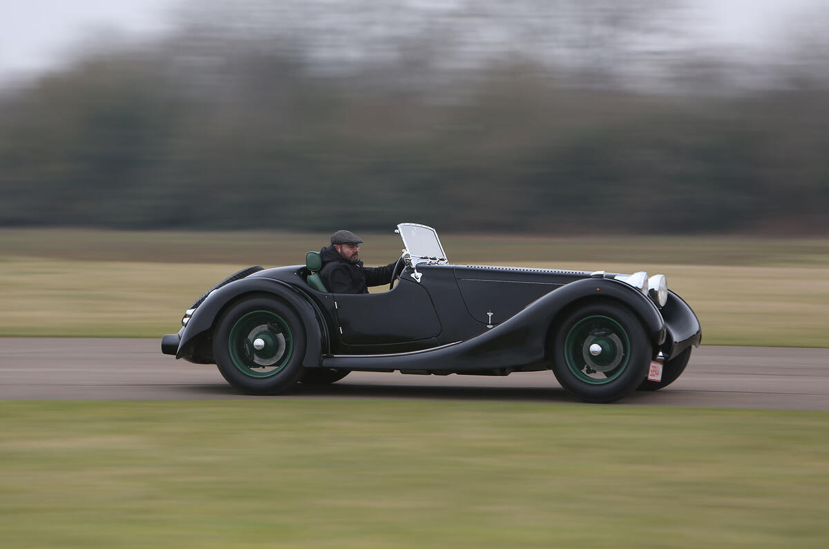 Behind the wheel of Atalanta's resurrected roadster