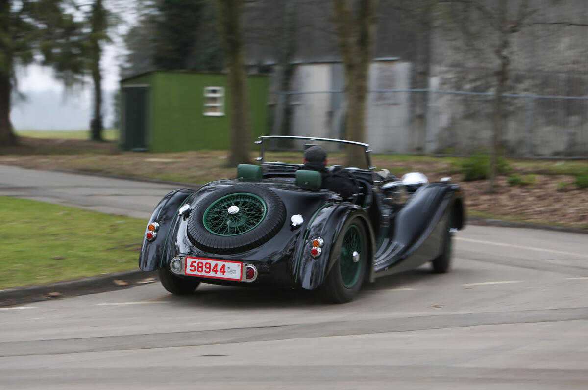 Behind the wheel of Atalanta's resurrected roadster