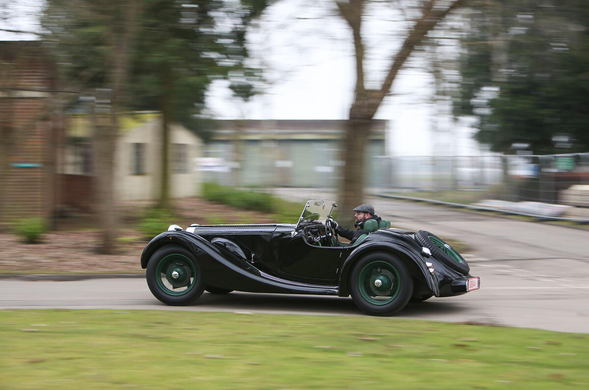 Behind the wheel of Atalanta's resurrected roadster