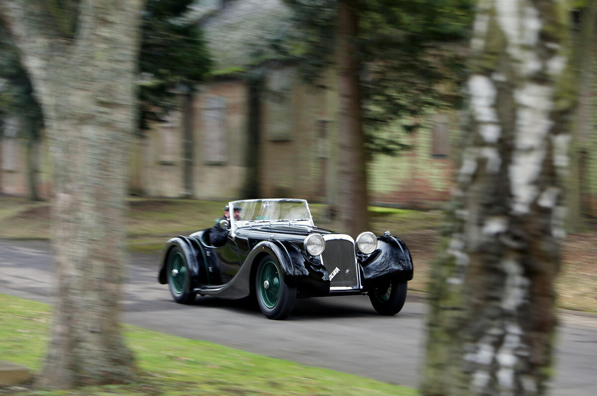 Behind the wheel of Atalanta's resurrected roadster