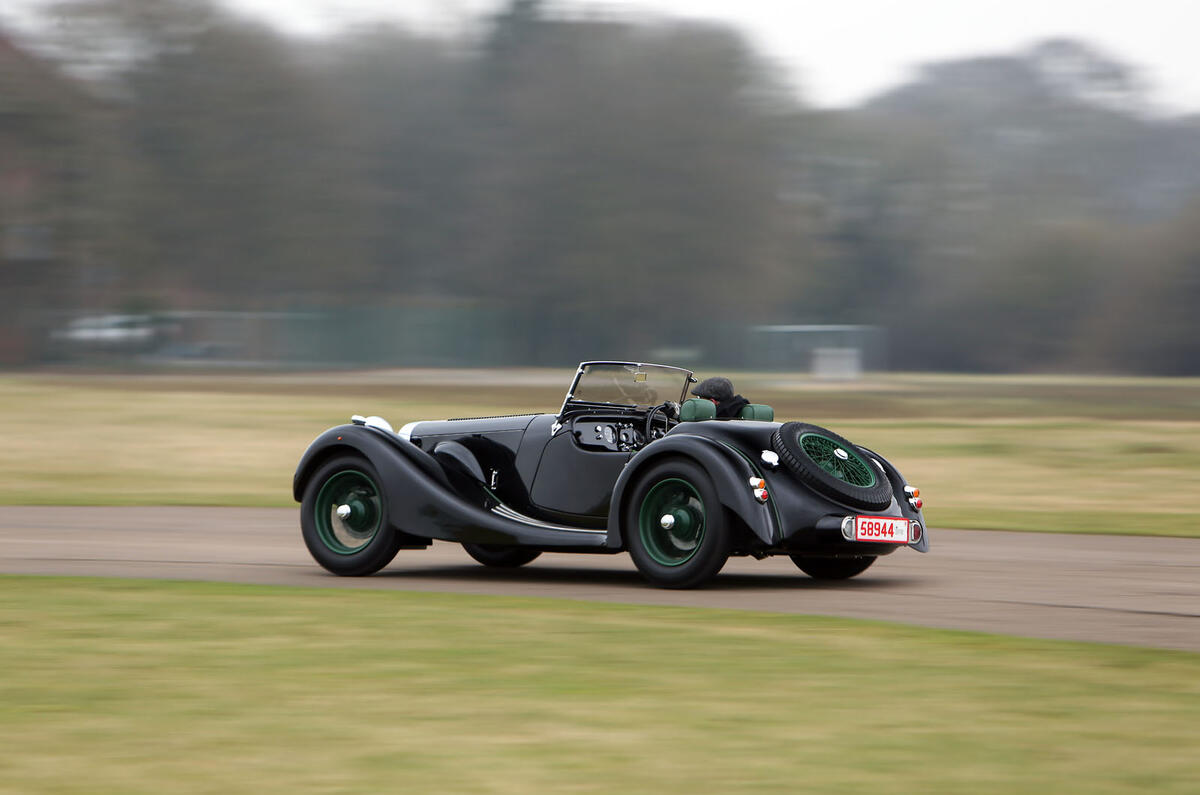 Behind the wheel of Atalanta's resurrected roadster