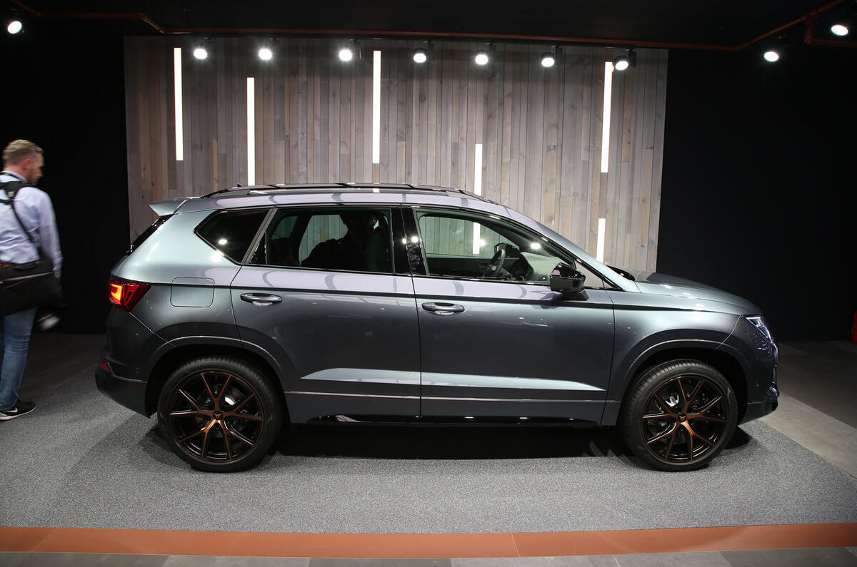 The Cupra Ateca at the Geneva motor show