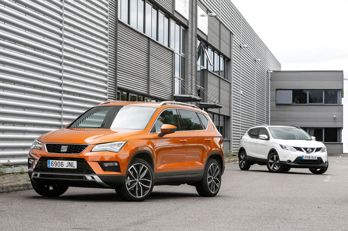 Seat Ateca vs Nissan Qashqai