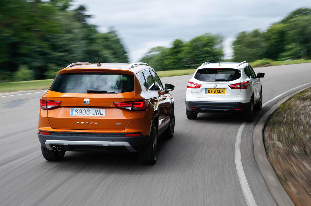 Seat Ateca vs Nissan Qashqai 