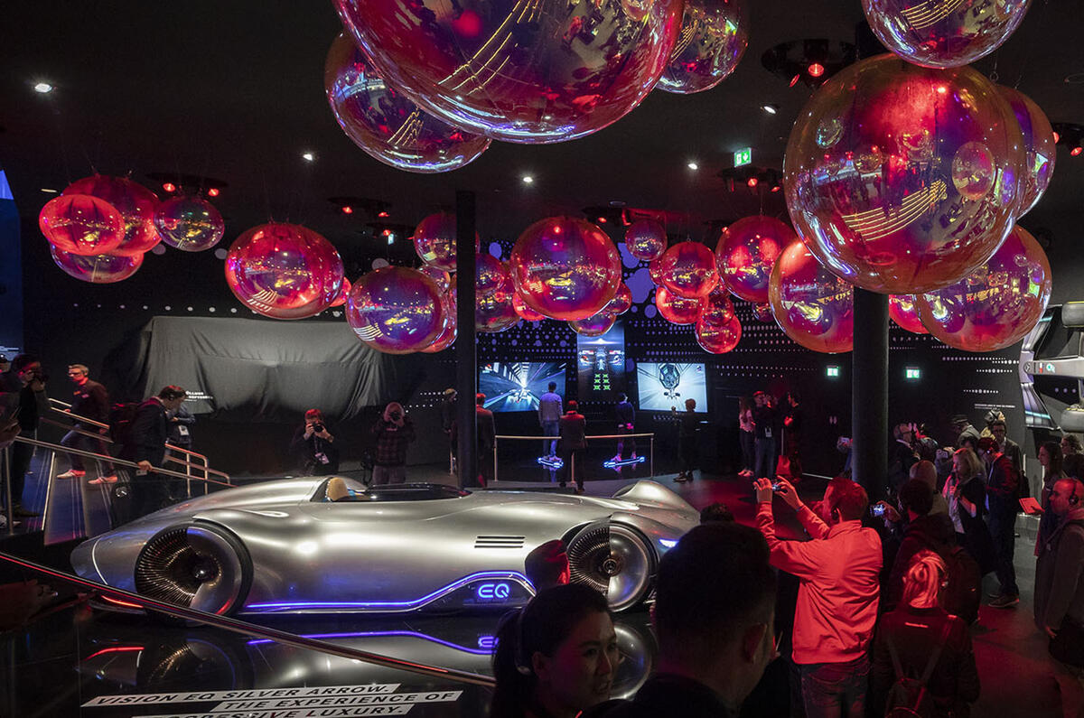 Mercedes stand at Frankfurt 2019
