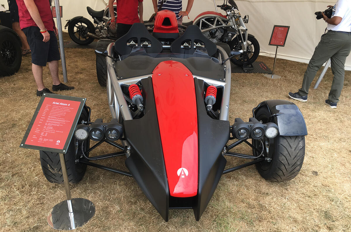 All-new 320bhp Ariel Atom 4 makes Goodwood first appearance