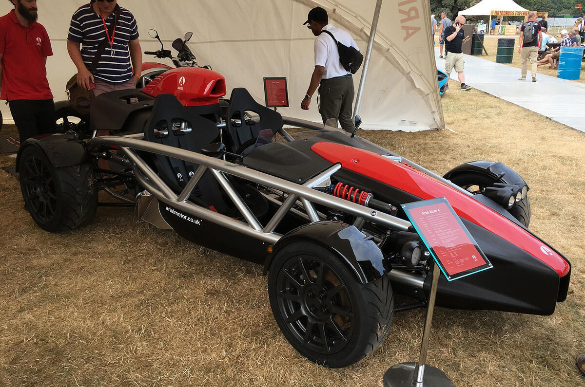 All-new 320bhp Ariel Atom 4 makes Goodwood first appearance