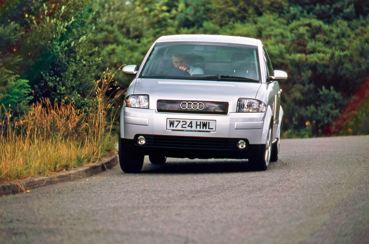Audi A2 used buying guide - cornering front