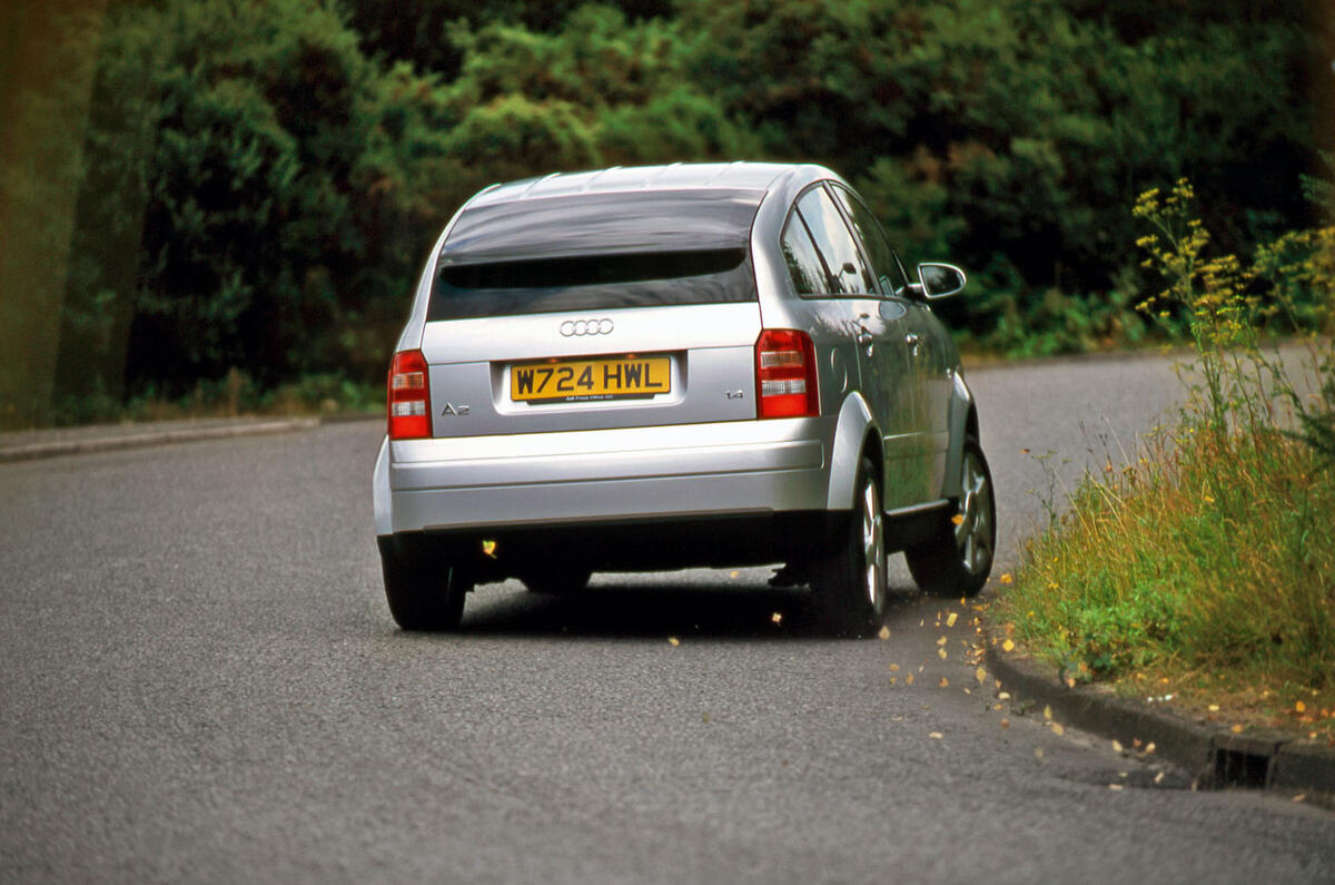 Audi A2 used buying guide - cornering rear