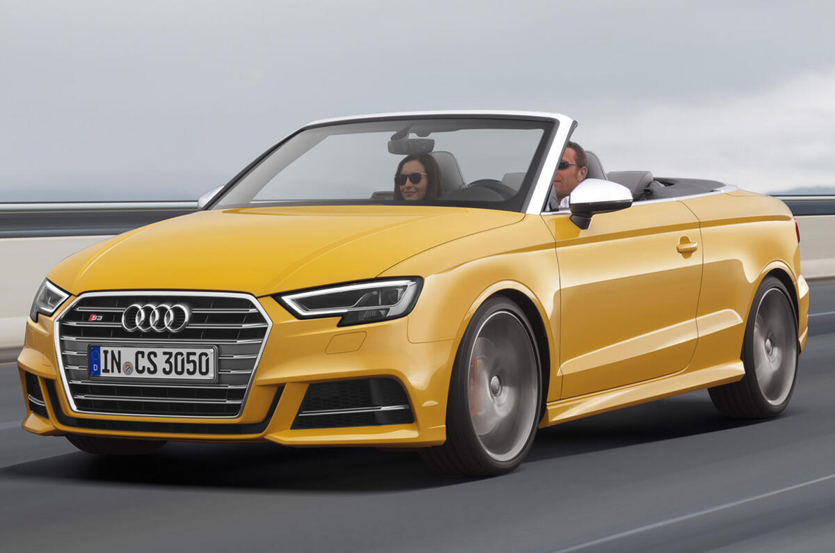 Audi A3 cabriolet facelift