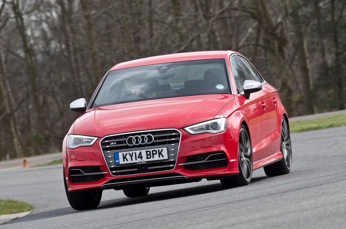 Audi A3 saloon front Audi A3 saloon front
