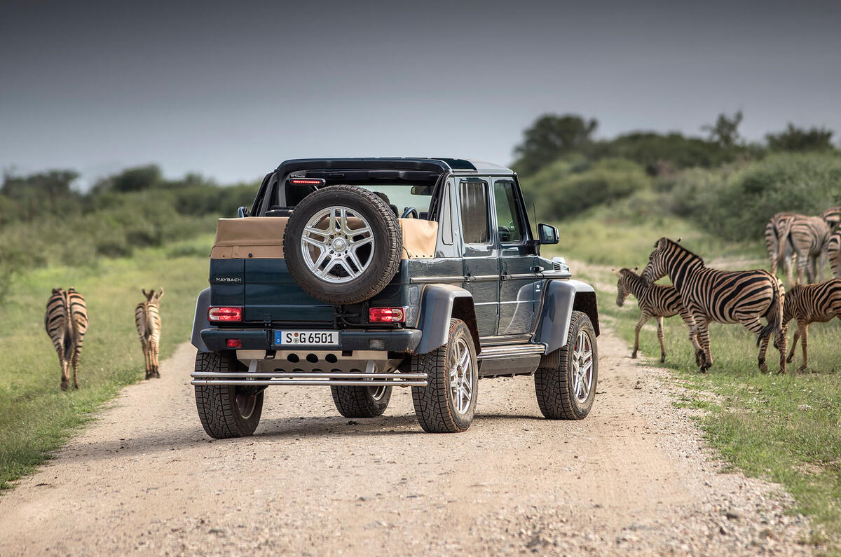 Mercedes-Maybach G650 Landaulet rear view