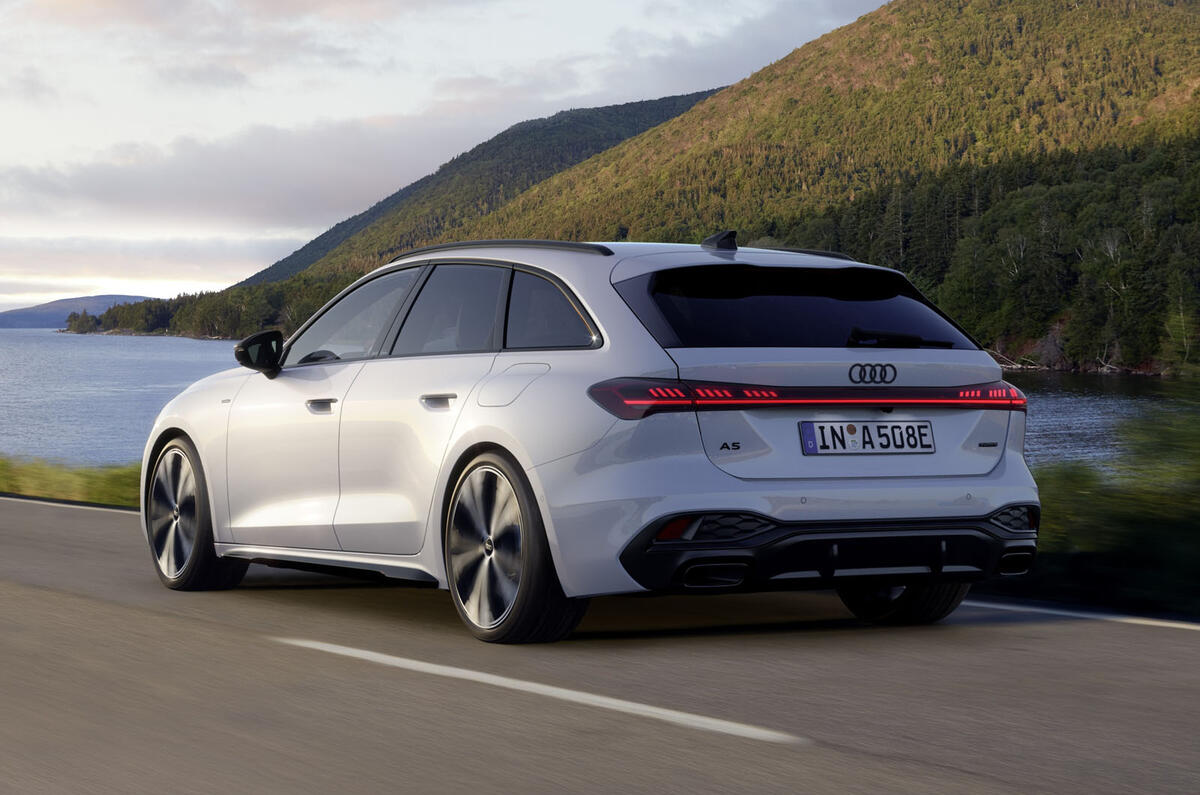 Audi A5 PHEV rear quarter tracking Audi A5 PHEV rear quarter tracking