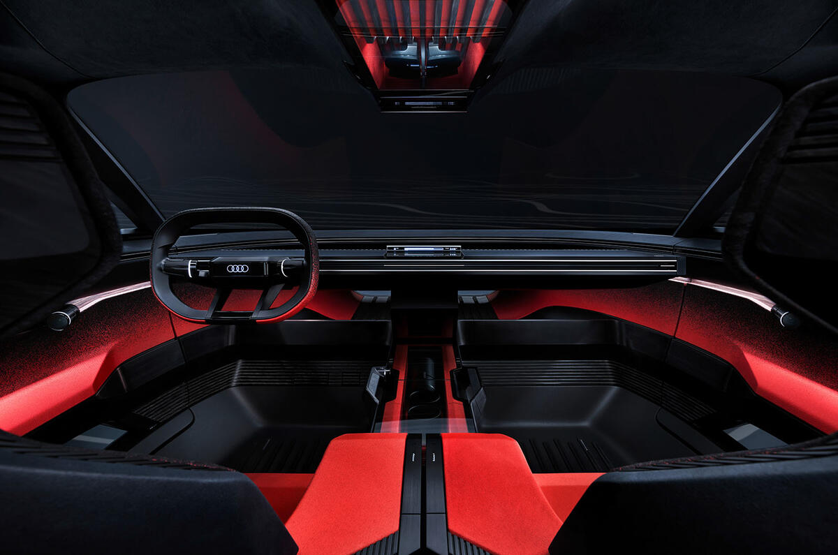 Audi Activesphere concept interior Audi Activesphere concept interior