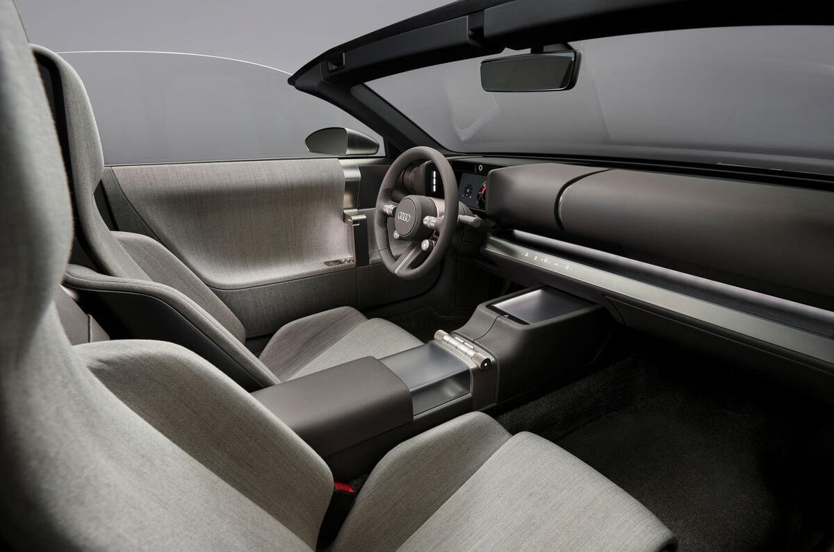 Audi Concept C interior no screen