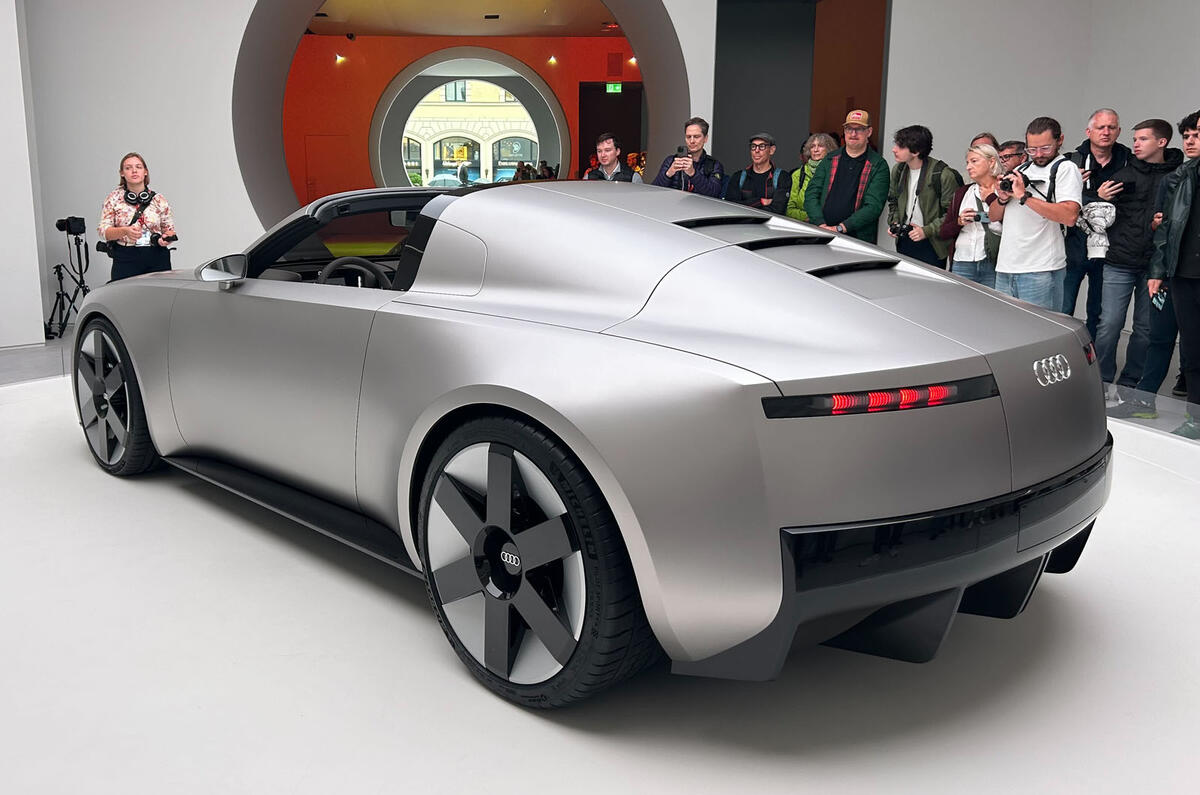 Audi Concept C Munich 2025 rear quarter