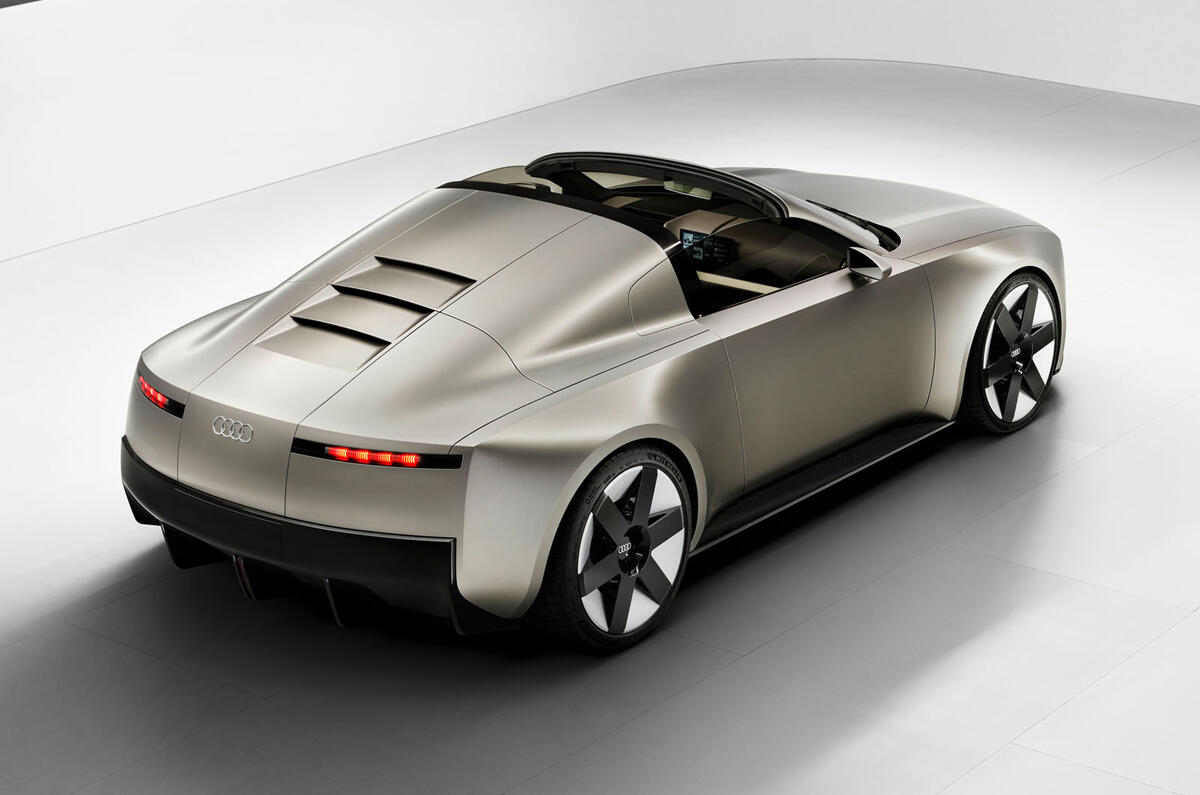 Audi Concept C rear quarter high roof open