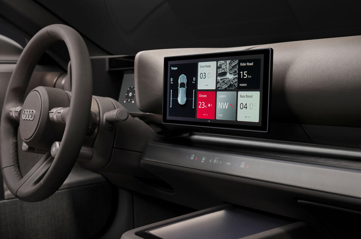 Audi Concept C screen close