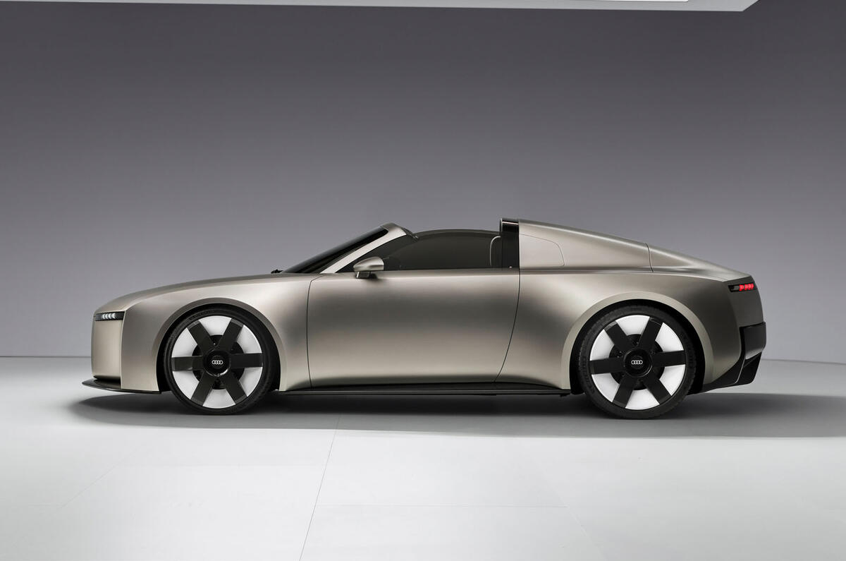 Audi Concept C side roof open