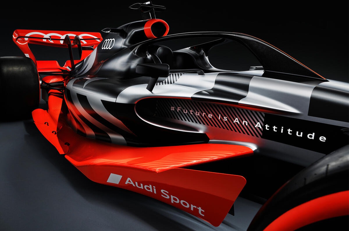 audi f1 concept 2022 front quarter detail