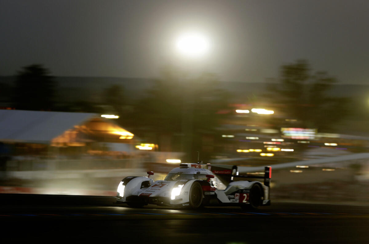 The 2014 Le Mans-winning Audi R18 e-tron quattro was a test bed for Matrix LED Laser Lights  The 2014 Le Mans-winning Audi R18 e-tron quattro was a test bed for Matrix LED Laser Lights