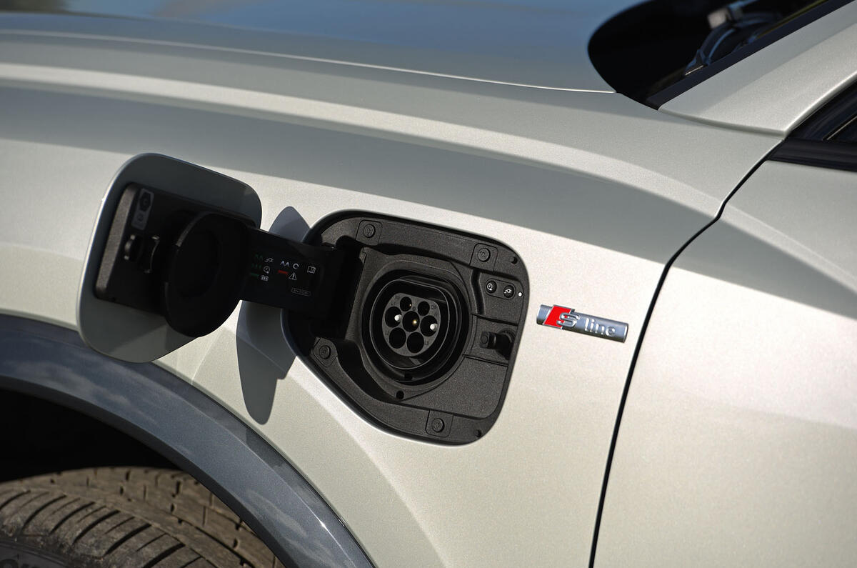 Audi Q3 Sportback PHEV 2022 charging port