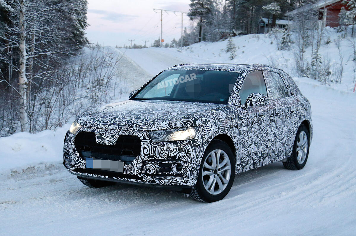Audi Q5 spy shots winter testing