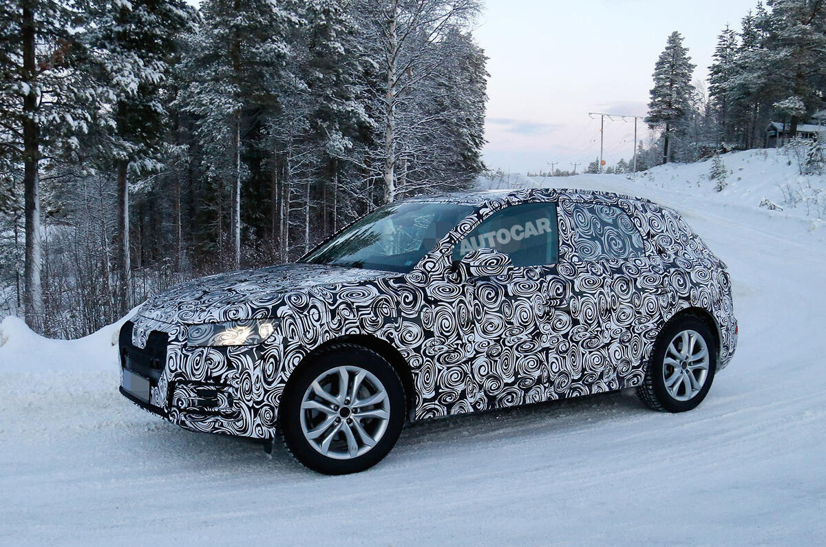 Audi Q5 spy shots winter testing
