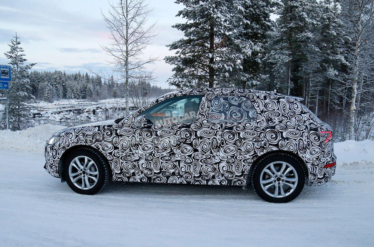 Audi Q5 spy shots winter testing